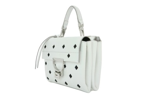 Coccinelle Arlettis Foro Rombo small - White