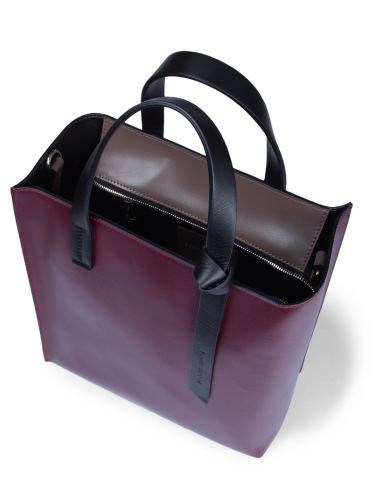 Roberta Gandolfi kabelka Arianna bordo/taupe