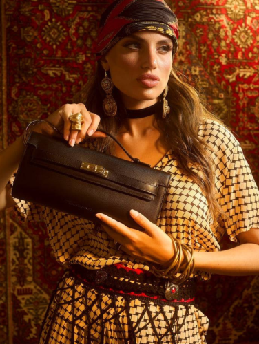 KABELKA ROBERTA GANDOLFI JADE noir