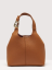 Coccinelle C-Easy kožená kabelka Small – cognac