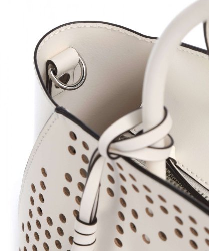 Coccinelle Concrete kabelka Medium – perforo white