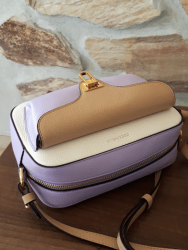 Coccinelle Beat Soft Tricolor crossbody – multi toasted