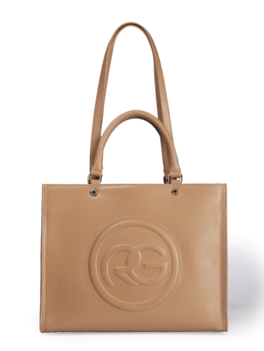 Roberta Gandolfi shopperka Roberta camel