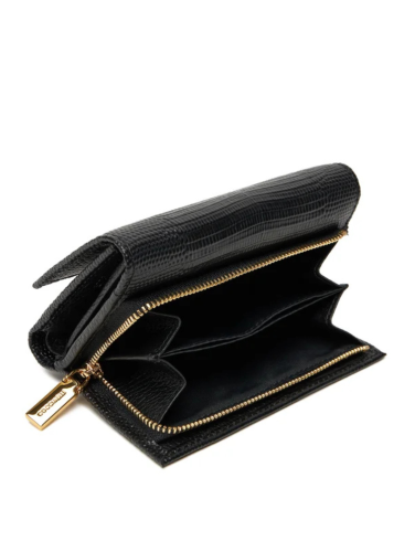 PENĚŽENKA COCCINELLE METALLIC LIZZARD noir