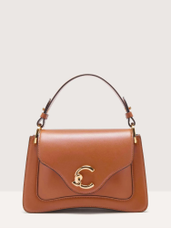 KABELKA COCCINELLE C-ME CALF COCKER SMALL cognac
