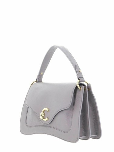 Coccinelle C-Me kožená kabelka Medium – oyster