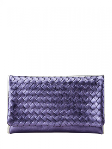 LISTOVÁ KABELKA ABRO MIMOSA WEAVING purple