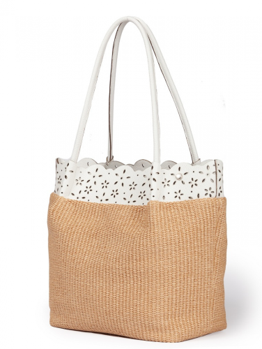 Roberta Gandolfi Diletta Shopper – bianco
