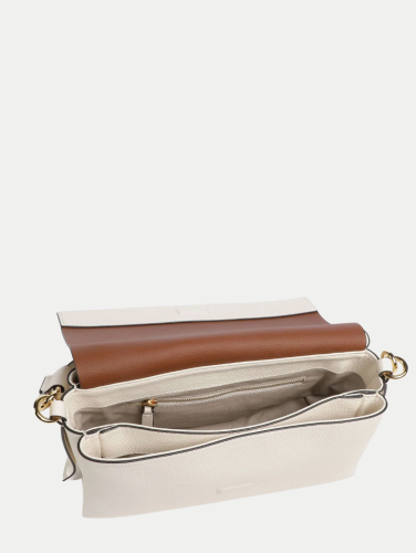 Coccinelle Boheme Grana Double kožená kabelka – pearl