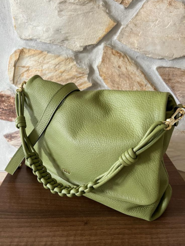 KABELKA ABRO HOBO POPPY olive