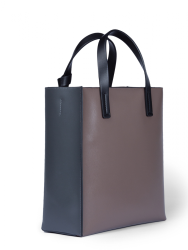 Roberta Gandolfi kabelka Arianna grigio/taupe