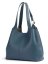 Coccinelle C-Easy kožená kabelka Large – deep blue
