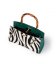 Roberta Gandolfi kabelka Lola small zebra/smeraldo