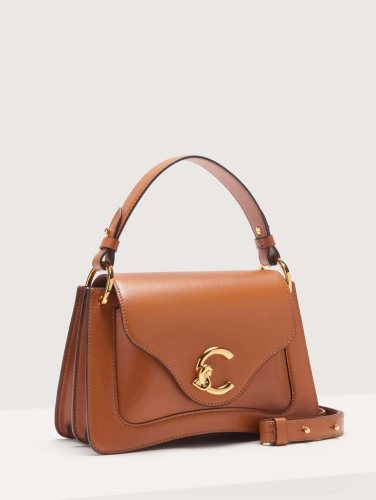 Coccinelle C‑Me Calf kabelka Small – cognac