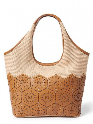 Roberta Gandolfi Giulia shopper – cuoio/naturale