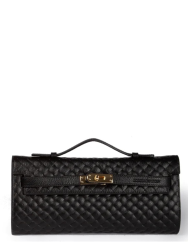 Roberta Gandolfi kabelka Jade woven noir