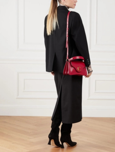 Coccinelle C‑Me Calf kabelka Small – scarlet