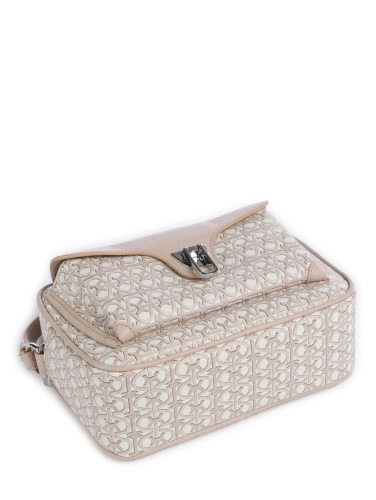 Coccinelle Beat Coat Mono crossbody – mul.blanc/rosette