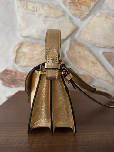 Coccinelle C-Me Calf kabelka Small – gold