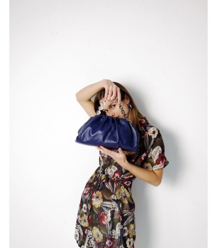 Roberta Gandolfi kabelka Elettra boule blue