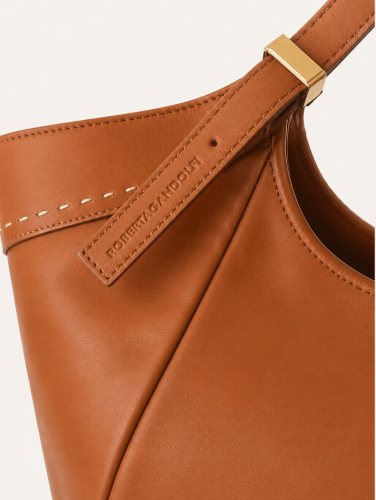Roberta Gandolfi shopper Cecilia - cuoio