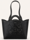 Coccinelle Amalia Cowhide Perforee kabelka – noir
