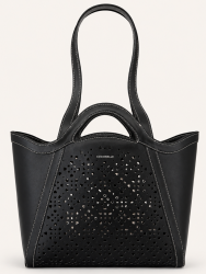 Coccinelle Amalia Cowhide Perforee kabelka – noir