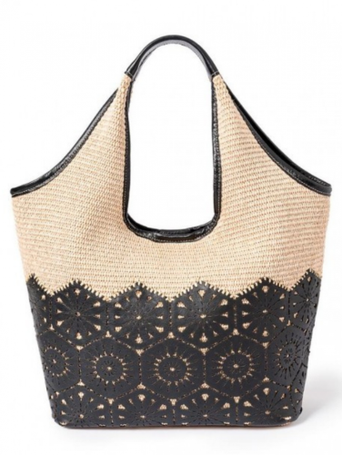 Roberta Gandolfi Giulia shopper – nero/naturale