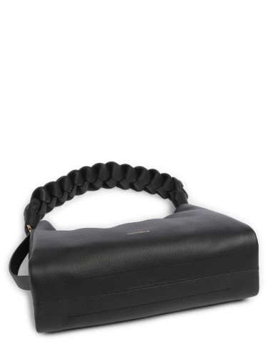 KABELKA COCCINELLE BOHEME GRANA DOUBLE noir/cuir