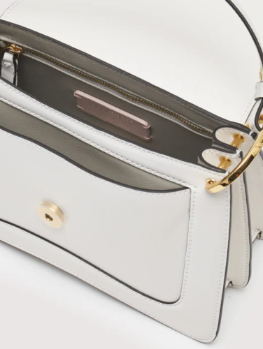 KABELKA COCCINELLE C-ME CALF COCKER SMALL blanco