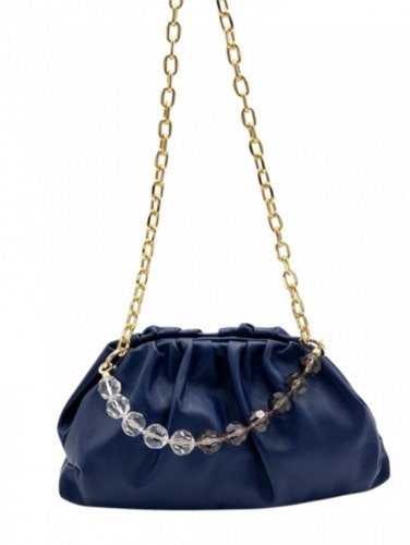 Roberta Gandolfi kabelka Elettra boule blue