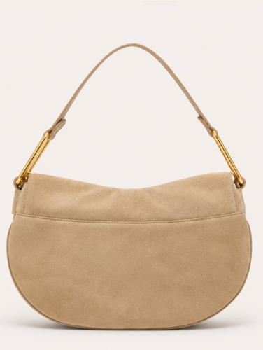 Coccinelle Magie Suede Patch Medium – béžová