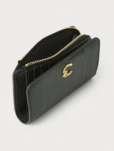 PENĚŽENKA COCCINELLE C-ME LIZZARD noir