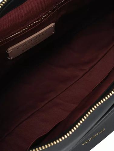 Coccinelle Gretel Puffy Smooth – medium / noir