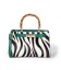 Roberta Gandolfi kabelka Lola small zebra/smeraldo