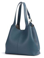 Coccinelle C-Easy kožená kabelka Large – deep blue