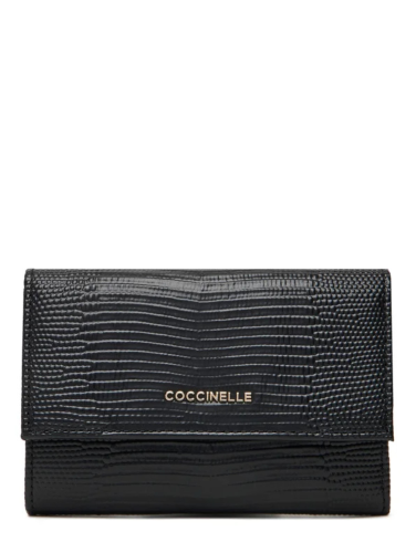 PEŇAŽENKA COCCINELLE METALLIC LIZZARD noir