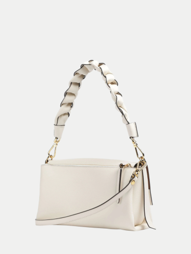 Coccinelle Boheme Grana Double kožená kabelka – pearl