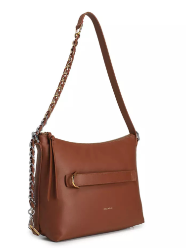 Coccinelle Gretel Puffy Smooth – medium / cognac