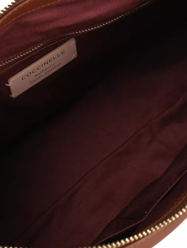 Coccinelle Gretel Puffy Smooth – medium / cognac