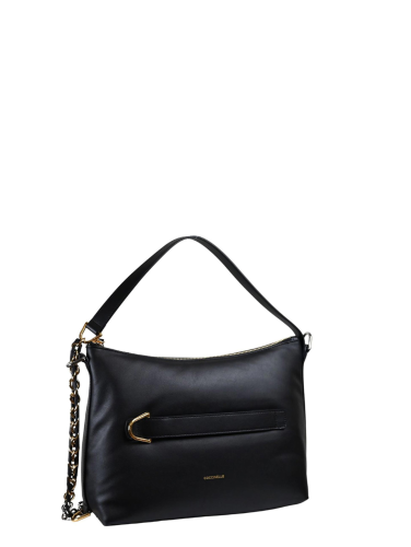 KABELKA COCCINELLE GRETEL PUFFY SMOOTH medium noir