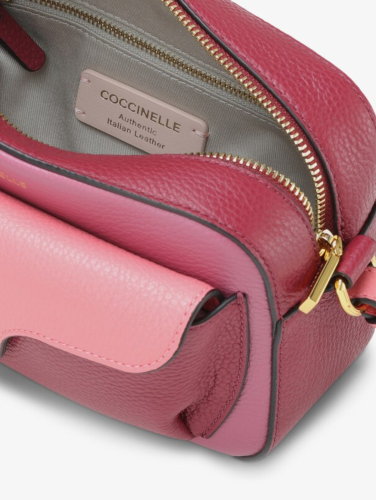 Coccinelle Beat Soft Tricolor crossbody – mul.pink